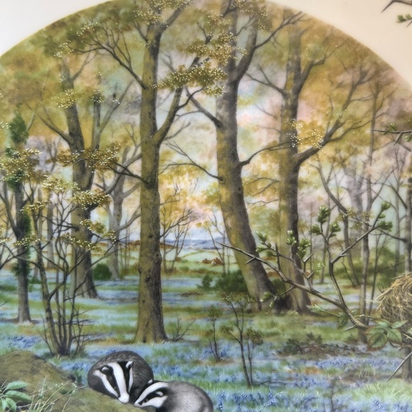 The Woodlands in April" by Peter Banett 1979 Limited Edition collectors plate - Picture 9 of 12